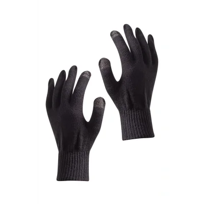 BUĞZ Oil Company Soft Parmak Touch Siyah Eldiven Dokunmatik Parmak Unisex