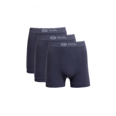 BUĞZ Oil Company Termal Lacivert 3LÜ Boxer Seamless III. Seviye