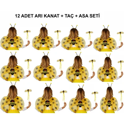 BUĞZ Okul Gösterileri İçin 1239li Arı Kanadı Seti - Etkinlik Kanatları