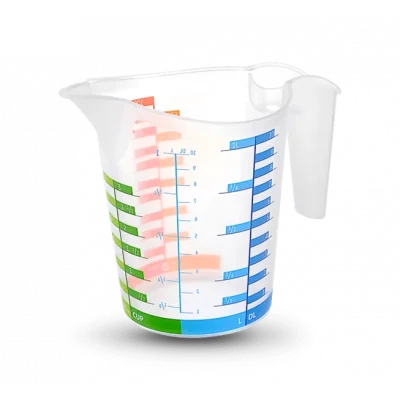 BUĞZ Ölçü Kabı Dereceli Renkli 1000 ML
