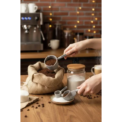 BUĞZ Ölçü Kaşığı Şeker Kahve Un Erzak Ölçü Kaşığı - 3 lü Ölçü Kaşığı