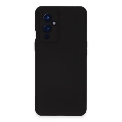 BUĞZ One Plus 9 Kılıf Nano İçi Kadife Silikon - Siyah