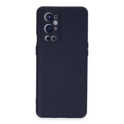 BUĞZ One Plus 9 Pro Kılıf Nano İçi Kadife Silikon - Lacivert