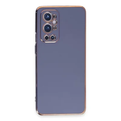 BUĞZ One Plus 9 Pro Kılıf Volet Silikon - Mavi