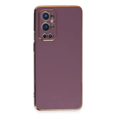 BUĞZ One Plus 9 Pro Kılıf Volet Silikon - Mor