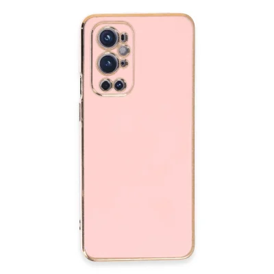 BUĞZ One Plus 9 Pro Kılıf Volet Silikon - Pembe