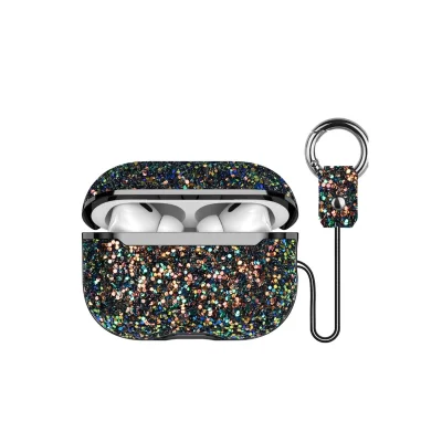 BUĞZ Onegif Airpods 2 (2.nesil) Bright Simli Airpods Kapak - Siyah