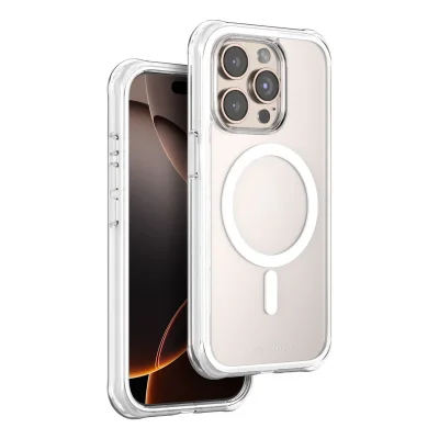 BUĞZ Onegif  İphone 15 Pro Max Hulk Magsafe Kapak - Beyaz