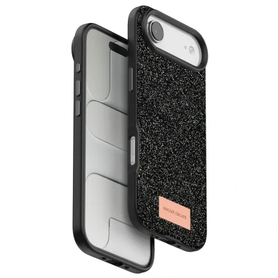 BUĞZ Onegif  İphone 17 Air Bright Simli Kapak - Siyah