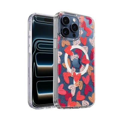 BUĞZ Onegif  İphone 16 Pro Max Desina Magsafe Kapak - Desen 6