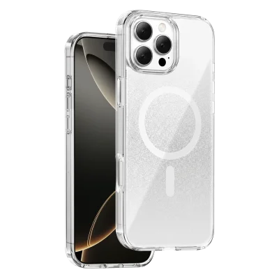 BUĞZ Onegif  İphone 16 Pro Max Sora Simli Magsafe Kapak - Beyaz