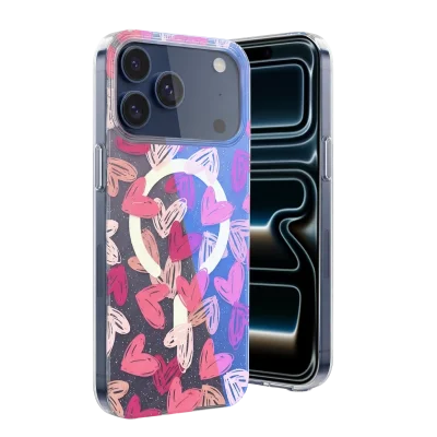 BUĞZ Onegif  İphone 17 Pro Desina Magsafe Kapak - Desen 6