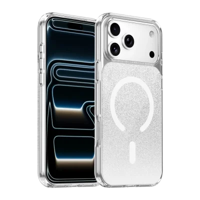 BUĞZ Onegif  İphone 17 Pro Sora Simli Magsafe Kapak - Beyaz