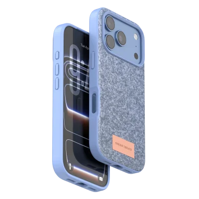 BUĞZ Onegif  İphone 18 Pro Bright Simli Kapak - Mavi