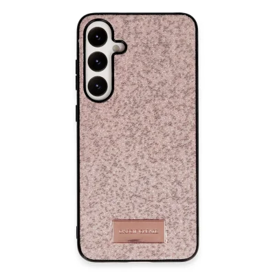 BUĞZ Onegif Samsung Galaxy A14 4g Bright Simli Kapak - Pembe