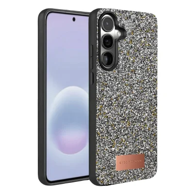 BUĞZ Onegif Samsung Galaxy A57 5g Bright Simli Kapak - Gold