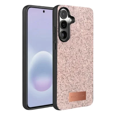 BUĞZ Onegif Samsung Galaxy A57 5g Bright Simli Kapak - Pembe