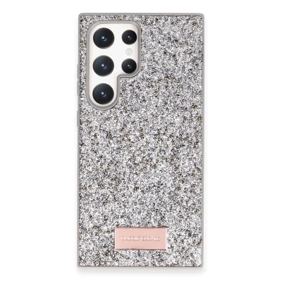 BUĞZ Onegif Samsung Galaxy S23 Ultra Bright Simli Kapak - Gümüş