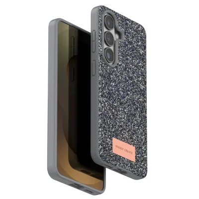 BUĞZ Onegif Samsung Galaxy S26 Bright Simli Kapak - Gümüş