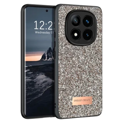 BUĞZ Onegif Xiaomi Redmi Note 14 Pro 4g Bright Simli Kapak - Gold