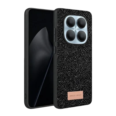 BUĞZ Onegif Xiaomi Redmi Note 15 Pro 4g Bright Simli Kapak - Siyah