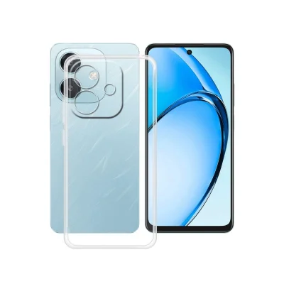 BUĞZ Oppo A3 Kılıf Lüx Şeffaf Silikon