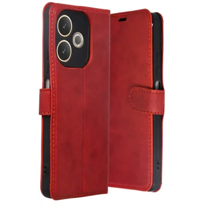 BUĞZ Oppo A5 Pro 4g Trend S Plus Kapaklı Kılıf - Kırmızı