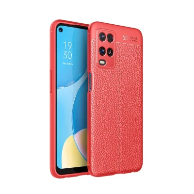 BUĞZ Oppo A54 4g Kılıf Auto Focus Kapak - Kırmızı