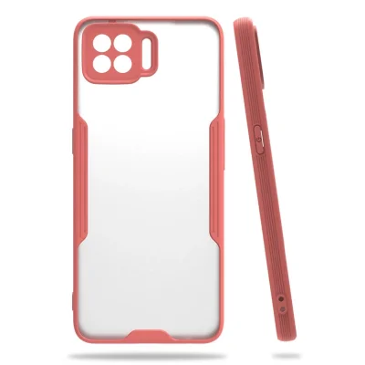 BUĞZ Oppo A73 Kılıf Platin Silikon - Pembe