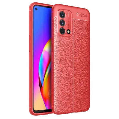 BUĞZ Oppo A74 4g Kılıf Auto Focus Kapak - Kırmızı