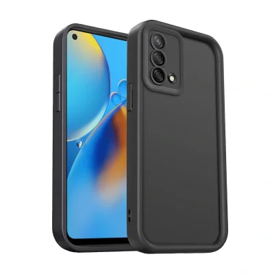 BUĞZ Oppo A74 4g Kılıf Viera Silikon - Siyah