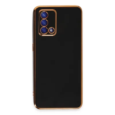 BUĞZ Oppo A74 4g Kılıf Volet Silikon - Siyah