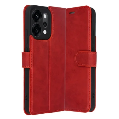 BUĞZ Oppo Reno 14 Trend S Plus Kapaklı Kılıf - Kırmızı