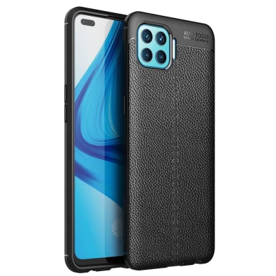 BUĞZ Oppo Reno 4 Lite Kılıf Auto Focus Kapak - Siyah