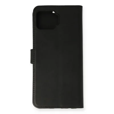 BUĞZ Oppo Reno 4 Lite Kılıf Trend S Plus Kapaklı Kılıf - Siyah