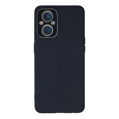 BUĞZ Oppo Reno 7 Lite Kılıf Lansman Glass Kapak - Lacivert