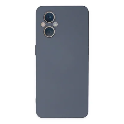 BUĞZ Oppo Reno 7 Lite Kılıf Nano İçi Kadife Silikon - Gri