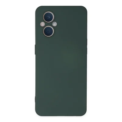 BUĞZ Oppo Reno 7 Lite Kılıf Nano İçi Kadife Silikon - Koyu Yeşil