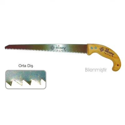 BUĞZ Orta Diş Bağ Testere 35 Cm - Ahşap Sap