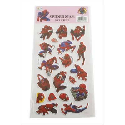  Örümcek Adam Kabartmalı Sticker