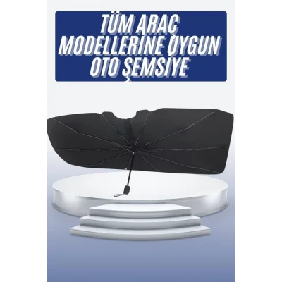  Oto Ön Cam Güneşliği Otomatik Katlanabilir Gölgelik Oto Cam Şemsiye