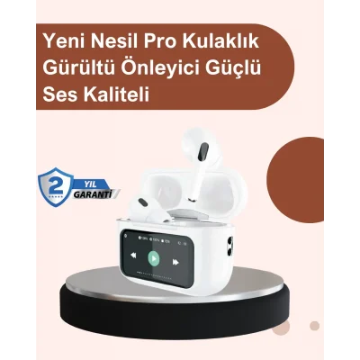  Otomatik Bağlantılı Bluetooth Kulaklık ANC Özellikli Su ve Ter Dayanıklı
