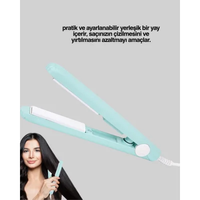 BUĞZ Otomatik Güç Ayarlı, Yaylı Sistemli Kısa Saç Kıvırıcı – Çekmeden ve Kırmadan Şekillendirme - Lisinya