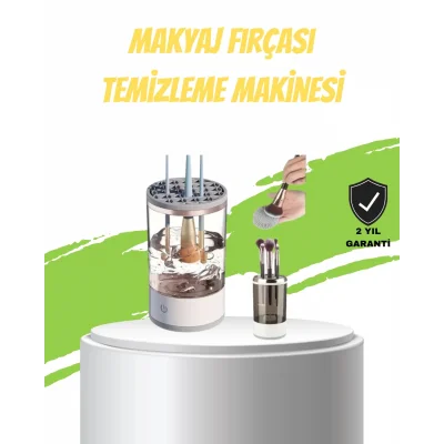 BUĞZ Otomatik Makyaj Fırçası Temizleyici Sonik Teknoloji USB Şarjlı
