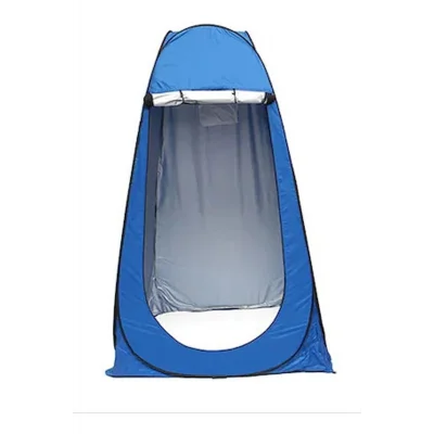 BUĞZ Otomatik Wc Portatif Giyinme Çadırı 120x120x190 Cm Mavi