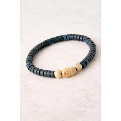 BUĞZ Oval Bambu Ahşap Bileklik 8 mm