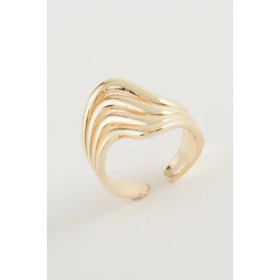 BUĞZ Oval Metal Yüzük