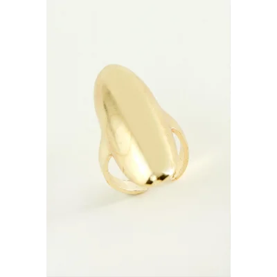 BUĞZ Oval Metal Yüzük