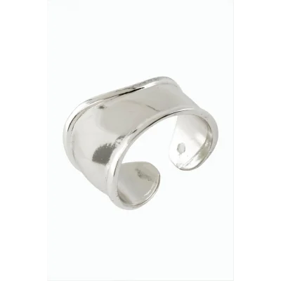 BUĞZ Oval Metal Yüzük