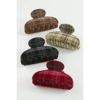BUĞZ Oval Renkli Kadife Mandal Toka 8 cm